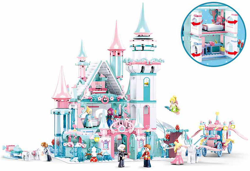 Sluban Girl's Dream | Set constructie Castelul de Gheata